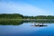 Lake at Mirow in the Mueritz National Park