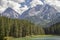 Lake Mittersee - mountain lake on the Fernpass