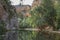 Lake in the monastery of Piedra, known as the mirror, Soria, Spa