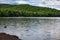 Lake on the mountain in Quebec