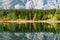 Lake and mountain reflections