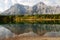 Lake and mountain reflections