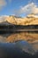 Lake and mountain reflections