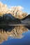 Lake and mountain reflections