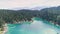 Lake Mountains Alps View Aerial 4k