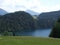 Lake in the mountains of austria