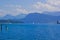 Lake and mountains in luzern city, switzerland