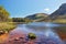 Lake in the mountains of Peninsula in Ireland.