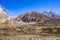 Lake in Muktinath. Himalaya mountains of Nepal