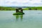 Lake Myvatn with various volcanic rock formations