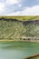 Lake Nar and green crater slope in Cappadocia