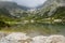 A lake near Lomnicky Stit in Vysoke Tatry mountains, Slovakia