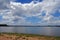A lake near the Rufiji River in the Selous Game Reserve Tanzania