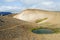 Lake near Viti crater, north of Iceland