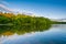 Lake Needwood at sunset, at Upper Rock Creek Park in Derwood, Maryland