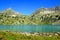 Lake in Neouvielle national nature reserve, Lac Superieur de Bastan, French Pyrenees.