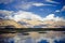 Lake in Nubra Valley, Himalaya.