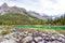 Lake O`Hara at Sargent`s Point in the Canadian Rockies of Yoho National Park