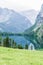 Lake Obersee, Sch nau am Konigssee, Bavaria, Germany. Great alpine scenery with cows in National Park Berchtesgaden.