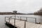 Lake observation area near Shiraoi Ainu Village Museum in Hokkaido, Japan