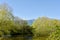 Lake and Olympus mountain in Greece