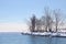 Lake Ontario frozen shoreline