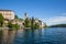 Lake Ortaand island San Giulio, Italy