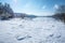 Lake Osterseen Bavaria Germany winter scenery