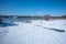 Lake Osterseen Bavaria Germany winter scenery