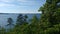 Lake Ouachita seen from Brady Mountain in Hot Springs National Park, Arkansas, USA