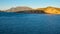 Lake over a dam in Rio Guadiana Menor, Andalusia