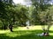 Lake at the Palace Park Slottsparken surrounding Oslo Royal Palace