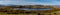 Lake Panorama with grass in Torres del Paine / Patagonia / Chile.
