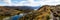 Lake Panorama on the Torres del Paine Hike in Chile`s Patagonia.