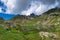 Lake of Ponteranica with the Valletto mountain. Valle Brembana. Bergamo. Italy