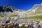 Lake Prostredne Spisske pleso in Mala Studena Dolina, Tatra Mountains, Slovakia.