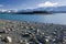 Lake Pukaki, glacier water, low lake level, New Zealand