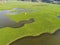 Lake of Rascino in Rieti, Italy