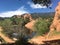 Lake in the redrock canyons Colorado