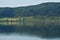 Lake reflection water forest summer fields harvest