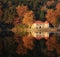 Lake reflections in fall