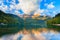 Lake Ritsa panoramic view, Abkhazia