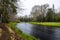 Lake and River of the Kejimkujik National Park of Nova Scotia Canada