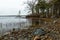 Lake and River of the Kejimkujik National Park of Nova Scotia Canada