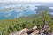 Lake, rocks and forest in the north kazakhstan 2