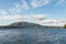 Lake Rotomahana with mount Tarawera, New Zealand