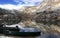 Lake Sabrina in eastern Sierra mountains