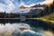 Lake San Vito di Cadore (lake Mosigo) in Boite valley in the domain of Mount Antelao also called King of the Dolomites. Italian D