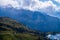 Lake Seealpsee in the Allgau Alps above of Oberstdorf, Germany.