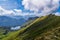 Lake Seealpsee in the Allgau Alps above of Oberstdorf, Germany.